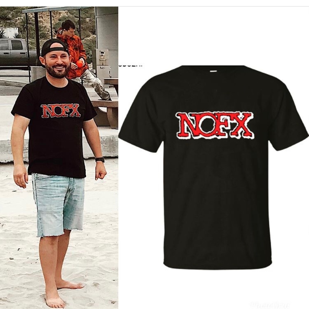 Vintage style NOFX Punk concert tee unisex